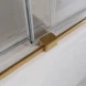 Шторка на ванну Cezares Tandem Soft TANDEM-SOFT-VF-2-180/145-C-BORO-IV 180 см, профиль золотой матовый, стекло прозрачное