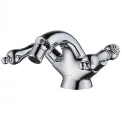 Смеситель для биде с донным клапаном Caprigo Adria Classic Metal Edition 03M-530-crm