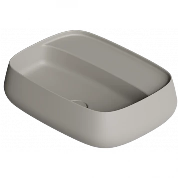 Раковина-чаша Alice Nur 33210119N 60x45 см, накладная, серый матовый