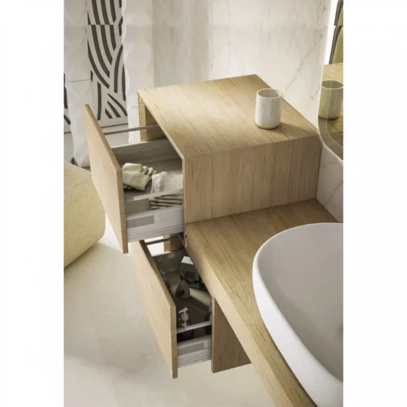 Тумба Cezares Tavolone 41585 50 см, подвесная, Rovere Tabacco