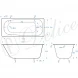 Ванна чугунная Delice Continental DLR230641 130x70 см, белый