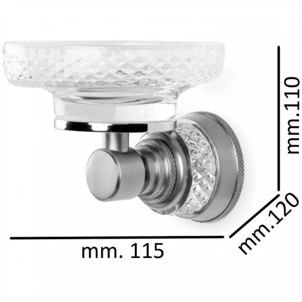 Мыльница Boheme Aura 10243-G настенная, золотой