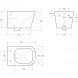 Комплект инсталляция с унитазом BelBagno Prospero BB3202CHR-MB/BB3202SC-MB/BB002-80/BB007-PR-NERO.M с кнопкой смыва,черный матовый + унитаз подвесной BelBagno Ardente-C безободковый, с сиденьем микролифт, черный матовый
