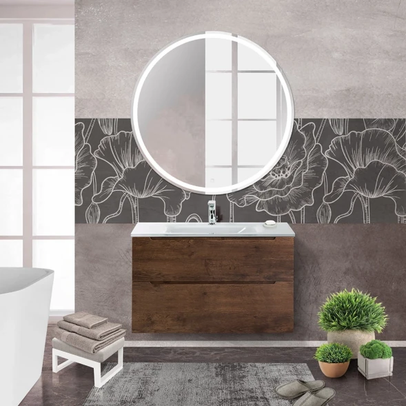 Тумба Rovere Moro 79,6 см BelBagno Etna ETNA-H60-800-2C-SO-RW-P