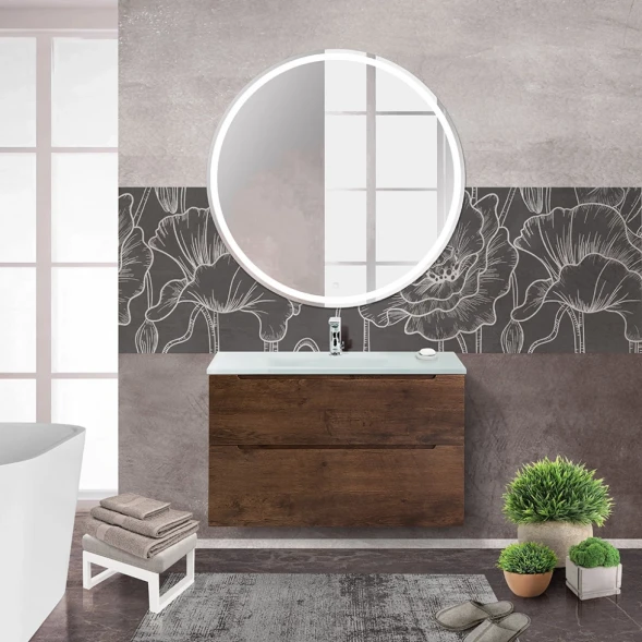 Тумба Rovere Moro 79,6 см BelBagno Etna ETNA-H60-800-2C-SO-RW-P