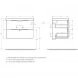 Тумба Rovere Moro 74,6 см BelBagno Marino MARINO-750-2C-SO-RW-P