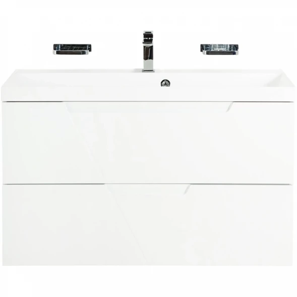 Тумба Bianco Lucido 89,6 см BelBagno Vittoria VITTORIA-900-2C-SO-BL