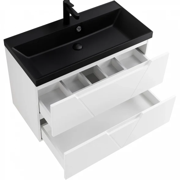 Тумба Bianco Lucido 89,6 см BelBagno Vittoria VITTORIA-900-2C-SO-BL