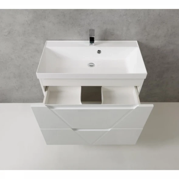 Тумба Bianco Lucido 89,6 см BelBagno Vittoria VITTORIA-900-2C-SO-BL