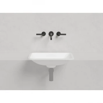 Раковина Salini S-Sense Marea 06 1802106G 55x40 см, встраиваемая снизу, белый глянец