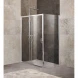 Душевой уголок 110-125x80 см BelBagno UNIQUE-AH-1-110/125-80-P-Cr текстурное стекло