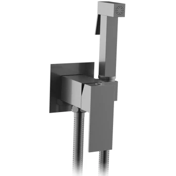 Гигиенический душ AltroBagno Beni aggiuntivi AltroBagnoBM060121GM со смесителем, оружейная сталь