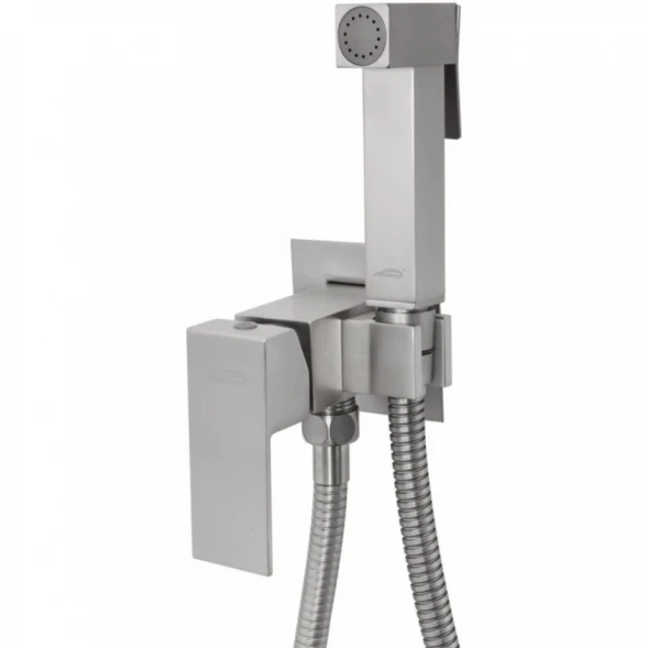 Гигиенический душ Hansberge Cubito H3077NK со смесителем, никель