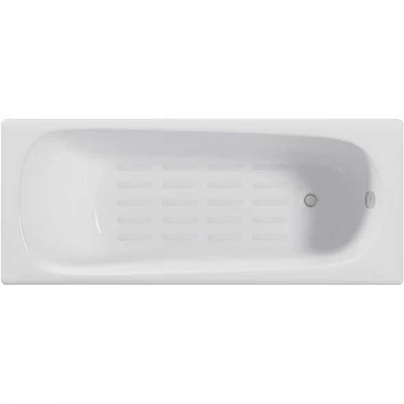 Ванна чугунная Delice Continental DLR230641-AS 130x70 см, с антискользящим покрытием, белый