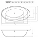 Акриловая ванна Vayer Boomerang GL000010198 194x100 см, отдельностоящая, белый