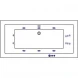 Акриловая гидромассажная ванна 170x80 см Whitecross Savia Duo 0103.170080.100.SMART.GL