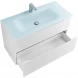 Тумба Bianco Lucido 89,6 см BelBagno Etna ETNA-H60-900-2C-SO-BL-P