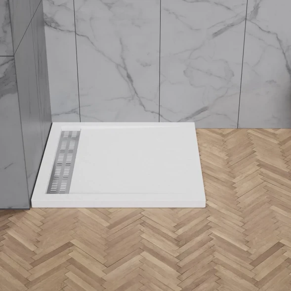 Душевой поддон BelBagno Due TRAY-BB-DUE-A-80-4-W0 80x80 см, акриловый, квадратный, белый
