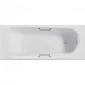 Ванна чугунная Delice Continental DLR230641R 130x70 см, с отверстиями под ручки, белый