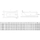 Акриловая ванна Whitecross Wave 0101.170070.100.LINENANO.GL 169,5x70 см, с гидромассажем, белый