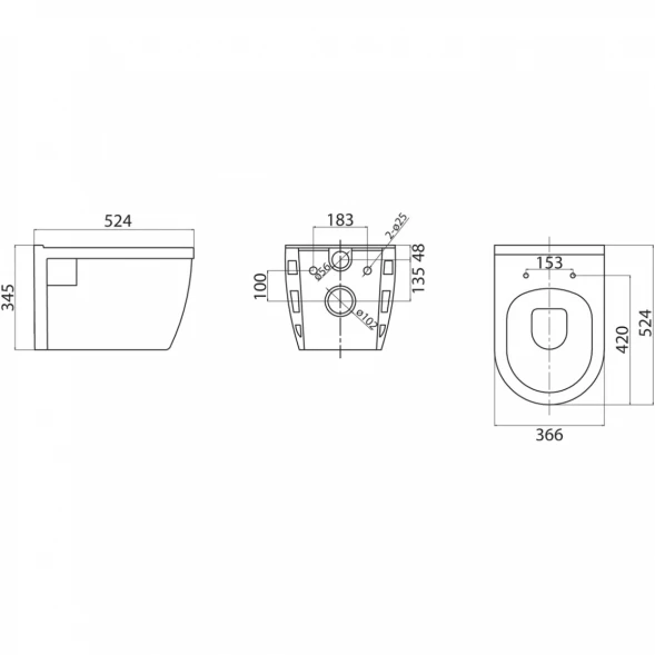 Комплект инсталляция с унитазом BelBagno BB070CHR/SC/BB026/BB041CR с кнопкой смыва, хром + унитаз подвесной BelBagno Loto безободковый, с сиденьем микролифт, белый