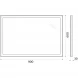 Зеркало 90x60 см BelBagno SPC-GRT-900-600-LED-BTN