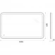 Зеркало 100x60 см BelBagno Marino SPC-MAR-1000-600-LED-TCH