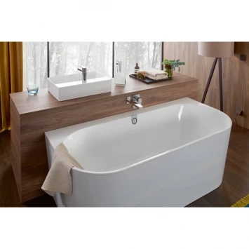 Квариловая ванна 180x80 см альпийский белый Villeroy &amp; Boch Oberon 2.0 UBQ180OBR9CD00V-01