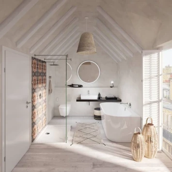 Квариловая ванна 180x80 см альпийский белый Villeroy &amp; Boch Oberon 2.0 UBQ180OBR9CD00V-01