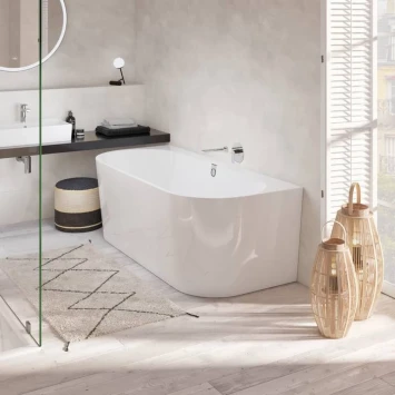 Квариловая ванна 180x80 см альпийский белый Villeroy &amp; Boch Oberon 2.0 UBQ180OBR9CD00V-01