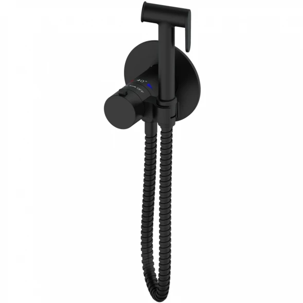 Гигиенический душ Wonzon &amp; Woghand WW-88829909-MB с термостатом, черный матовый
