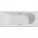 Ванна чугунная Delice Continental DLR230641R-AS 130x70 см, с отверстиями под ручки, антискользящим покрытием, белый