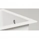 Ванна из литьевого мрамора Salini S-Stone Cascata 105021M 150x70 см, белый матовый