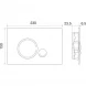 Комплект инсталляция с унитазом BelBagno Sfera BB3105CHR/SC/BB002-80/BB014-SR-BIANCO с кнопкой смыва, белый + унитаз подвесной BelBagno Uno безободковый, с сиденьем микролифт, белый