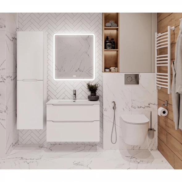 Тумба Bianco Lucido 79,6 см BelBagno Etna ETNA-H60-800-2C-SO-BL-P