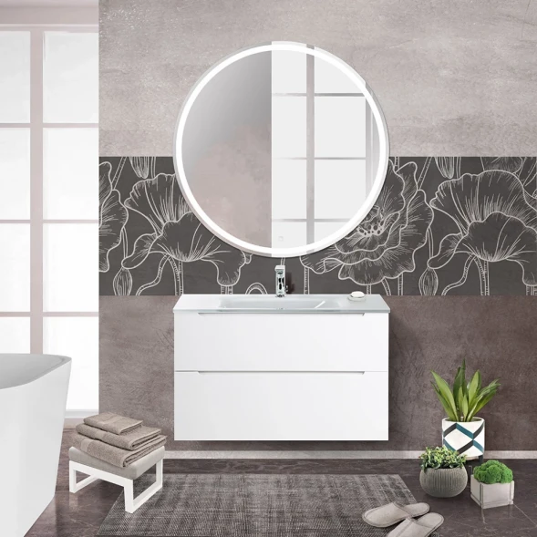Тумба Bianco Lucido 79,6 см BelBagno Etna ETNA-H60-800-2C-SO-BL-P