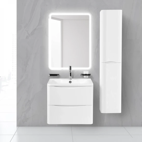 Тумба Bianco Lucido 69,6 см BelBagno Acqua ACQUA-700-2C-SO-BL
