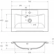Раковина 75x45 см BelBagno Torino BB750/450-LV-MR-PR