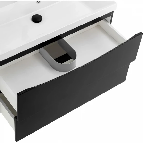 Тумба Nero Lucido 99,6 см BelBagno Marino MARINO-1000-2C-SO-NL-P