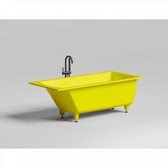 Ванна из литьевого мрамора Salini S-Sense Cascata 104413MF 170x70 см, покраска по RAL матовый полностью
