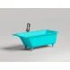 Ванна из литьевого мрамора Salini S-Sense Cascata 104413MF 170x70 см, покраска по RAL матовый полностью