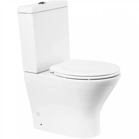 Чаша напольного безободкового унитаза BelBagno Acqua BB340CPR