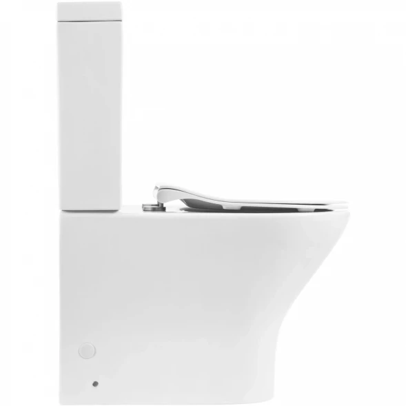 Чаша напольного безободкового унитаза BelBagno Acqua BB340CPR