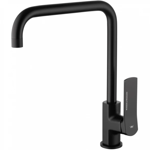 Смеситель для кухни Wonzon &amp; Woghand WW-L1006-MB черный матовый