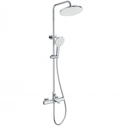 Душевая система Wonzon &amp; Woghand Solid WW-C3011-A-CR 255 мм, с термостатом, хром
