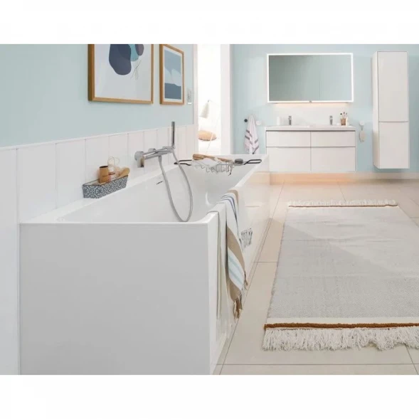 Квариловая ванна 180x80 см альпийский белый Villeroy &amp; Boch Subway 3.0 UBQ180SBW2DV-01