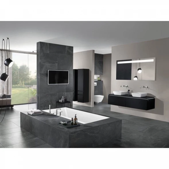 Квариловая ванна 180x80 см альпийский белый Villeroy &amp; Boch Subway 3.0 UBQ180SBW2DV-01
