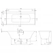 Квариловая ванна 180x80 см альпийский белый Villeroy &amp; Boch Subway 3.0 UBQ180SBW2DV-01