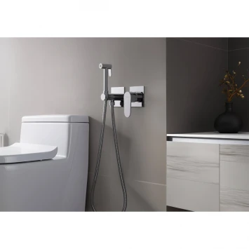 Гигиенический душ Aquatek Оберон AQ1220CR со смесителем, хром