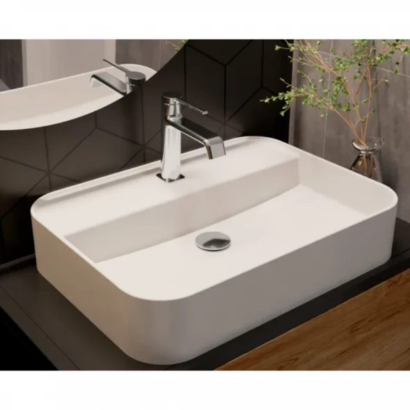 Смеситель для раковины AQUAme Asti AQM6410CR без донного клапана, хром